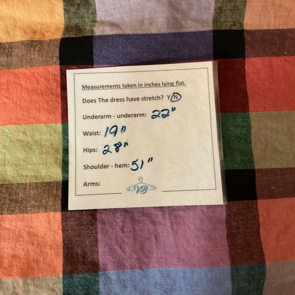 Lane Bryant Women's Plaid Print Madras Faux Wrap Boho Ruffle Midi Sundress Sz 28 - Picture 9 of 10